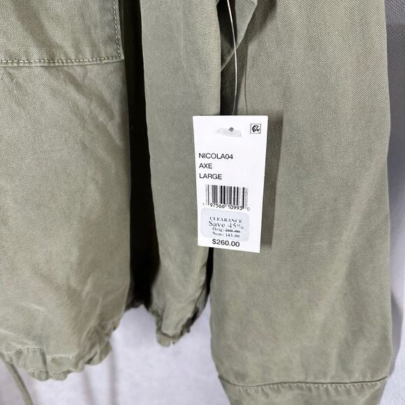 Velvet by Graham & Spencer Nicola Casual Jacket Size Large Green - Picture 4 of 13